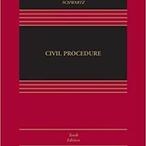 Civil Procedure Aspen Cas Series 10th Edition