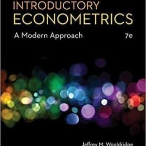 Introductory Econometrics: A Modern Approach 7th Edition by Jeffrey