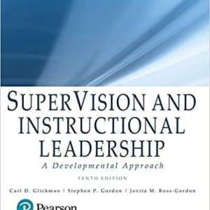 SuperVision and Instructional Leadership: A Developmental Approach 10th Edition