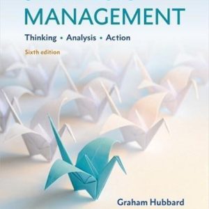 Strategic Management 6th Edition By Graham Hubbard