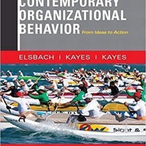 Contemporary Organizational Behavior 1st
