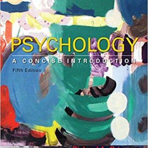 Grigg's Psychology: A Concise Introduction 5th Edition
