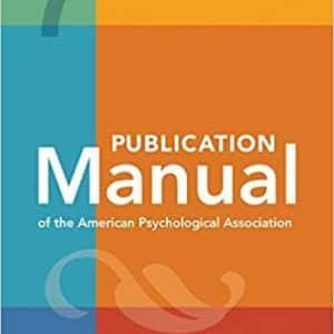Publication Manual of the American Psychological Association 7th Edition
