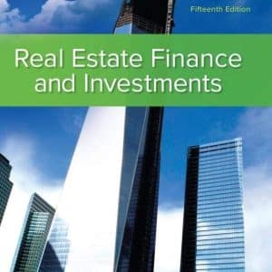 Real Estate Finance and Investments 15th Edition