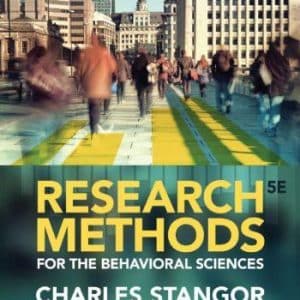 Research Methods for the Behavioral Sciences 5th 5E