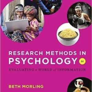 Research Methods in Psychology Evaluating a World of Information 2nd Edition