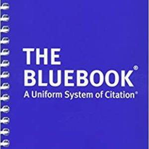 The Blu: A Uniform System of Citation 20th Edition