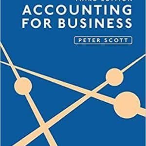 Accounting for Business 3rd Edition by Peter Scott