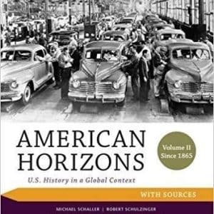 American Horizons: U.S. History in a Global Context, Volume II: Since 1865, with Sources 2nd Edition