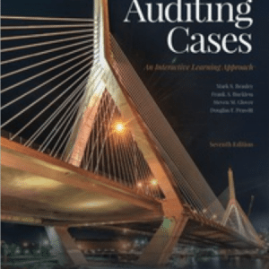 Auditing Cases: An Interactive Learning Approach 7th Edition