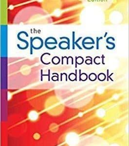 Cengage Advantage Books: The Speaker’s Compact Handbook, Spiral bound Version 5th Edition