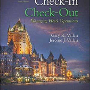 Check-in Check-Out: Managing Hotel Operations 10th Edition