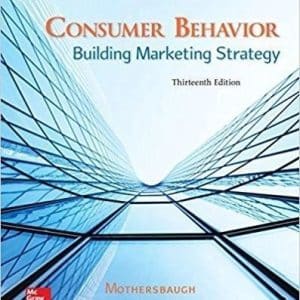 Consumer Behavior Building Marketing Strategy 13th