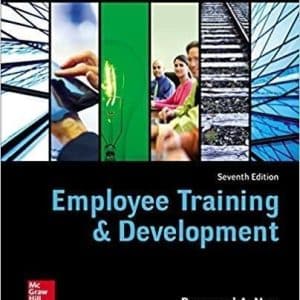 Employee Training Development 7th by Raymond Noe