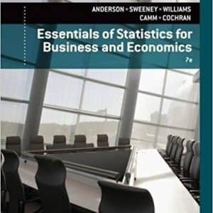Essentials of Statistics for Business and Economics 7th Edition