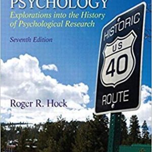 Forty Studies that Changed Psychology 7th Edition by Roger R. Hock