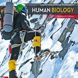 Human Biology 16th Edition by Sylvia Mader