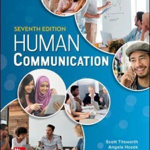 Human Communication 7th Edition By Judy Pearson