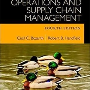 Introduction to Operations Supply Chain Management 4th