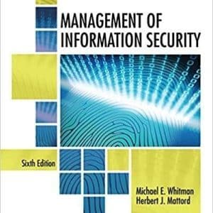 Management of Information Security 6th Edition