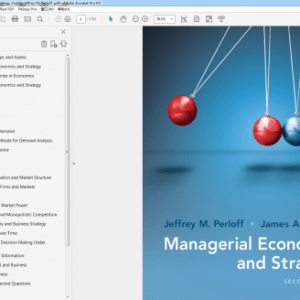 Managerial Economics and Strategy 2nd by Jeffrey M. Perloff