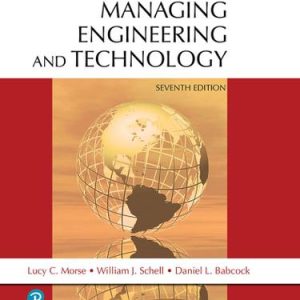 Managing Engineering and Technology 7th Edition