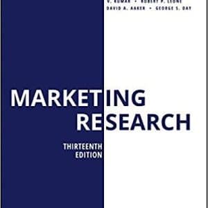 Marketing Research, 13th Edition