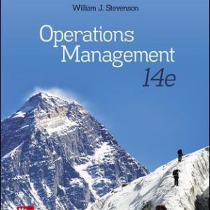 Operations Management 14th Edition By William J Stevenson
