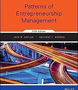 Patterns Of Entrepreneurship Management, 5th Edition