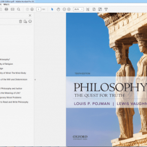 Philosophy: The Quest for Truth 10th Edition by Louis P. Pojman