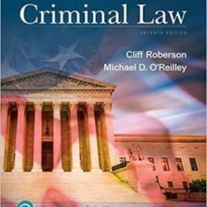 Principles of Criminal Law 7th Edition by Cliff Roberson