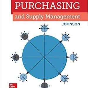 Purchasing and Supply Management 16th Edition