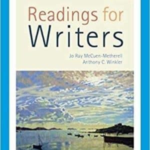 Readings for Writers 16th Edition