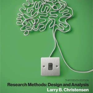 Research Methods, Design, and Analysis 13th Edition