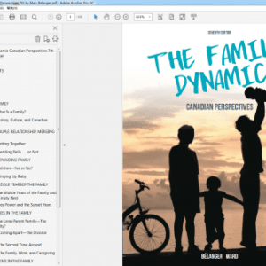 The Family Dynamic: Canadian Perspectives 7th Edition by Marc Belanger