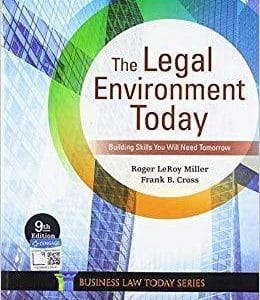 The Legal Environment Today 9th Edition