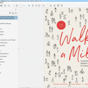 Walk a Mile Experiencing and Understanding Diversity in Canada 2nd Edition by Theresa Anzovino