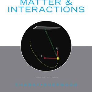 Matter and Interactions 4th Edition