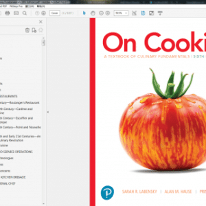 On Cooking A Textbook of Culinary Fundamentals 6th Edition