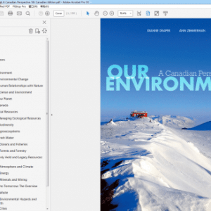 Our Environment A Canadian Perspective 5th Canadian Edition