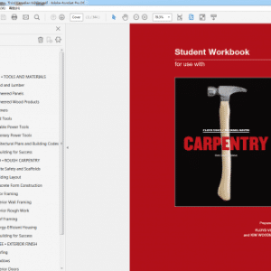 Student Workbook for Carpentry, Third Canadian Edition