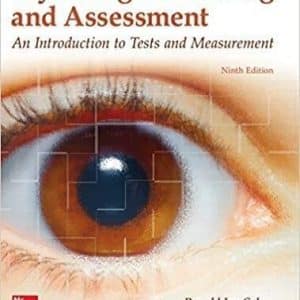 Psychological Testing and Assessment 9th Edition by Ronald Jay Cohen
