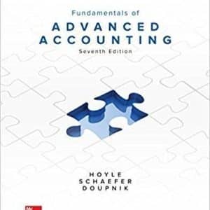 Fundamentals of Advanced Accounting 7th Edition