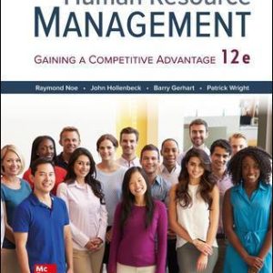 Human Resource Management 12th Edition By Raymond Noe