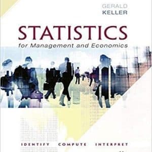 Statistics for Management and Economics 11th Edition by Gerald Keller