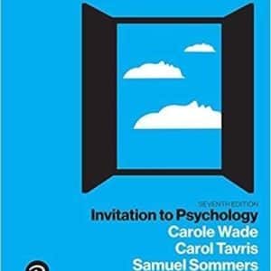 Invitation to Psychology 7th Edition by Carole Wade