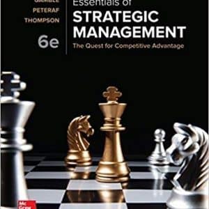 Essentials of Strategic Management The Quest for Competitive Advantage 6th Edition